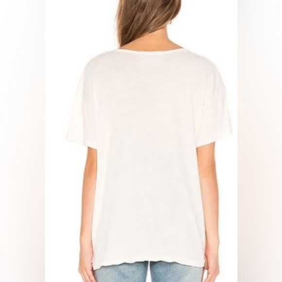 Wildfox Revolve Rainbow Stars Rivo Vintage Lace Distressed Short Sleeve Tee - Picture 2 of 7